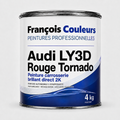 Peinture carrosserie brillant direct 2K Audi LY3D Rouge Tornado - 4 kg